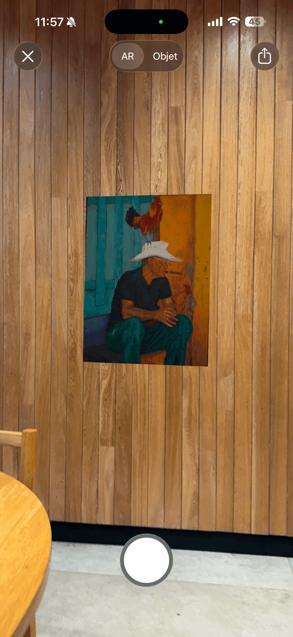 Visualización de obra de arte en realidad aumentada con Artemivo